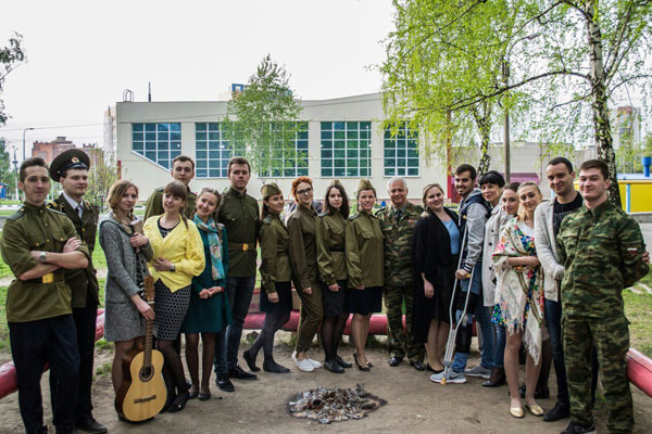 Студенты  РязГМУ на мероприятиях, посвященных Дню Победы