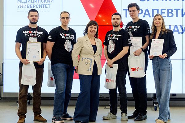 КОМАНДА РЯЗГМУ - ПОБЕДИТЕЛИ III ВСЕРОССИЙСКОЙ ОЛИМПИАДЫ ТЕРАПЕВТИЧЕСКИХ НАУК