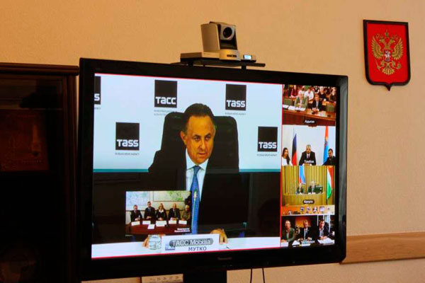 Ректор РязГМУ принял участие в видеоконференции, посвященной проведению «Кросса Нации»