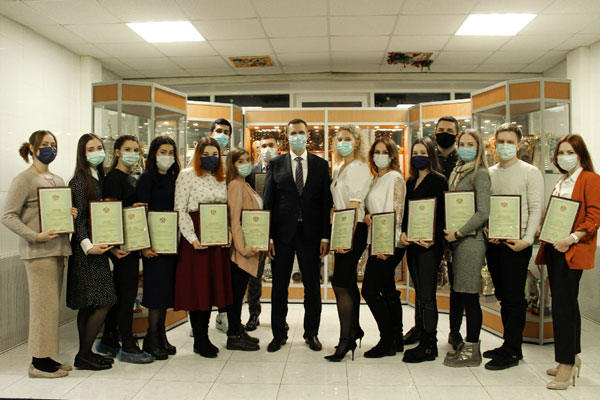 ВРУЧЕНИЕ БЛАГОДАРСТВЕННЫХ ПИСЕМ ГУБЕРНАТОРА РЯЗАНСКОЙ ОБЛАСТИ ОБУЧАЮЩИМСЯ УНИВЕРСИТЕТА