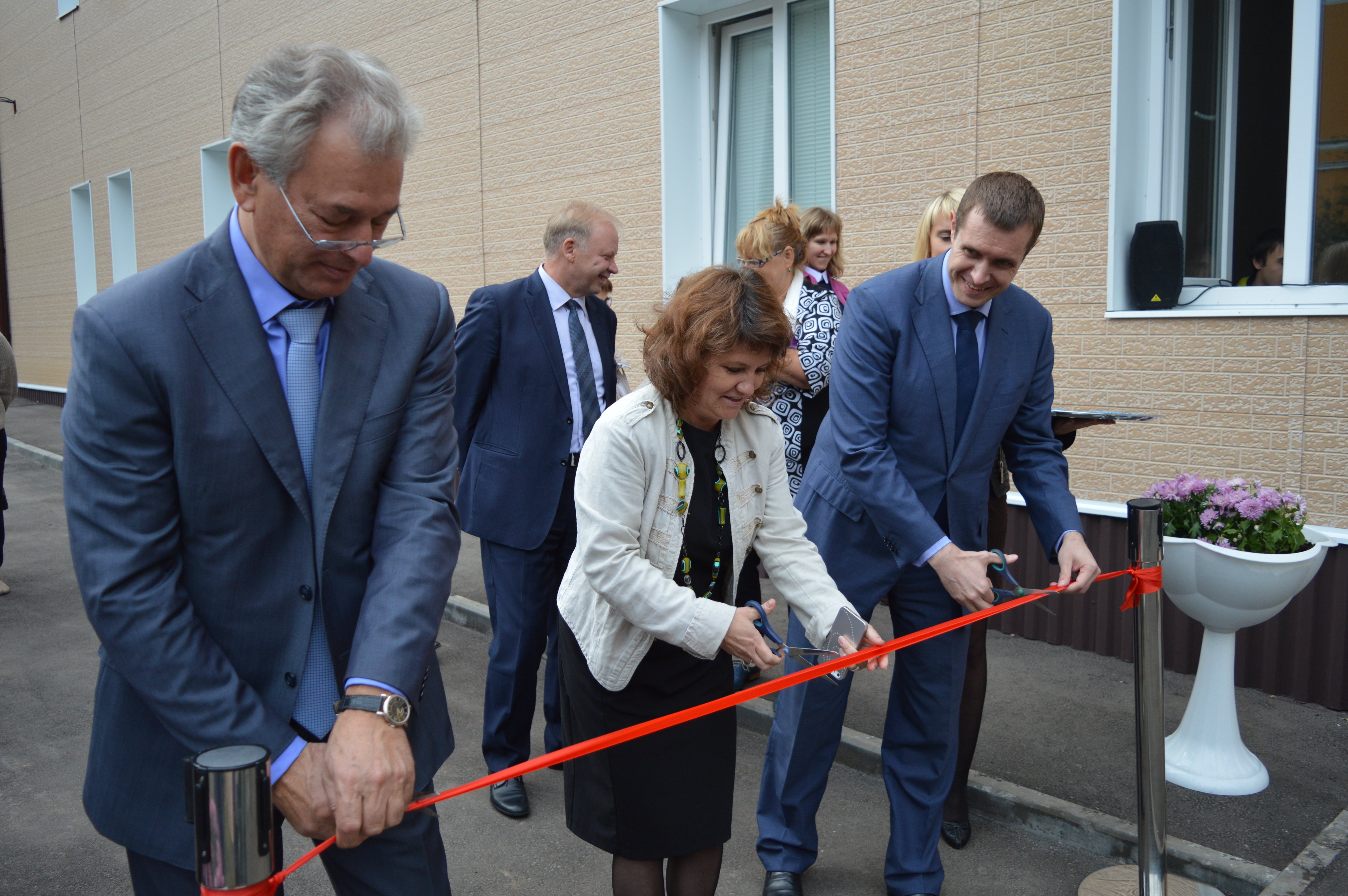 Открытие общежития на улице Чернобаевской