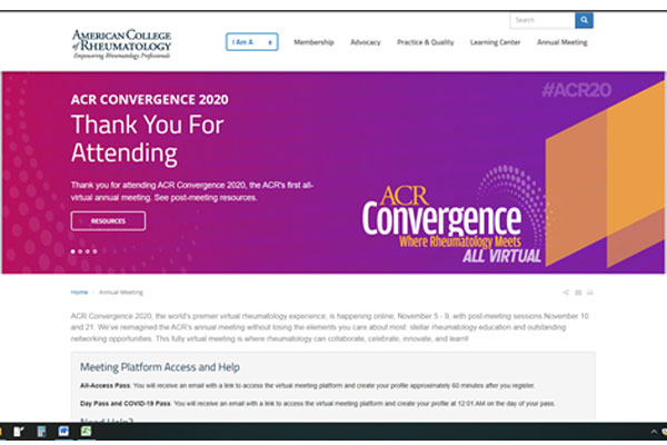 СОТРУДНИКИ РЯЗГМУ ПРИНЯЛИ УЧАСТИЕ В КОНГРЕССЕ АМЕРИКАНСКОГО КОЛЛЕДЖА РЕВМАТОЛОГИИ