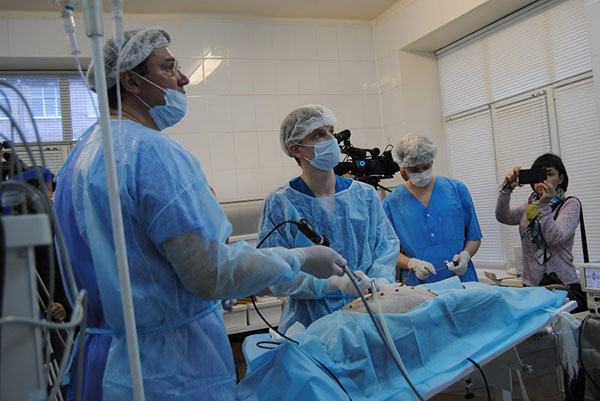 Мастер-класс в учебной операционной WetLab 