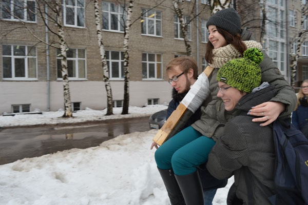 В РязГМУ встречают Масленицу