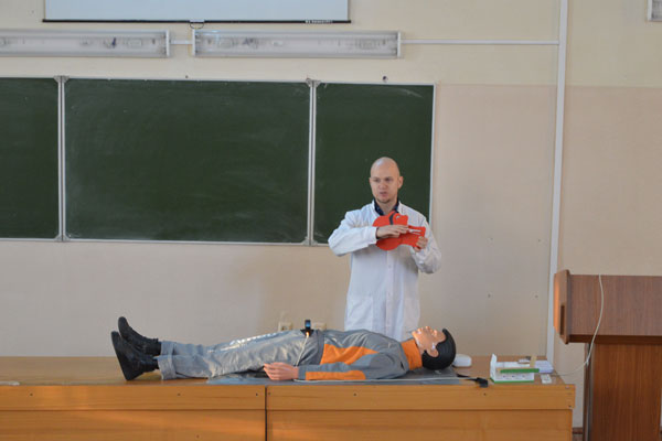 Состоялся интерактивный час по базовой сердечно-легочной реанимации