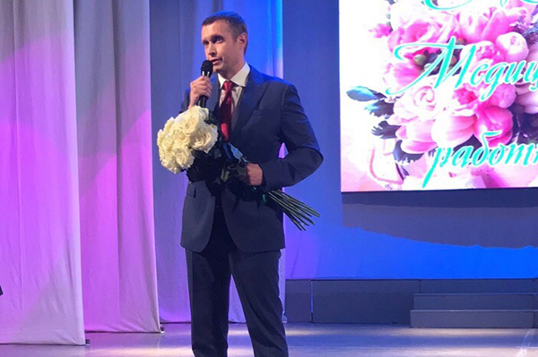 РЕКТОР УНИВЕРСИТЕТА ПРИНЯЛ УЧАСТИЕ В ПРАЗДНОВАНИИ ДНЯ МЕДИЦИНСКОГО РАБОТНИКА 