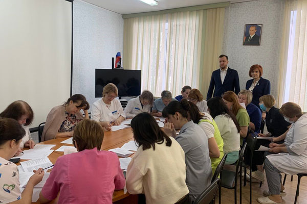 ВЫЕЗД В ГУЗ «НОВОМОСКОВСКАЯ ГОРОДСКАЯ КЛИНИЧЕСКАЯ БОЛЬНИЦА»