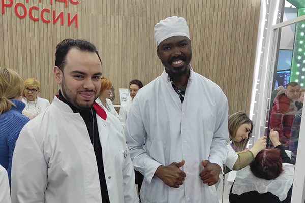 TWO FOREIGN STUDENTS TOOK PART IN HEALTH DAY AT THE RUSSIA EXPO